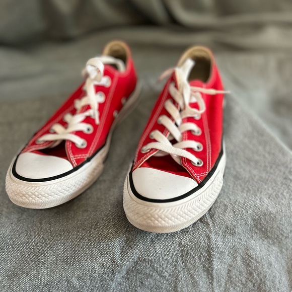 Converse Kids Red All Star  Sneakers - Picture 1 of 7